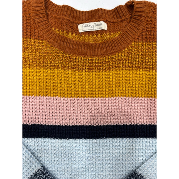 Women's Full Circle Trends Sweater Size L Multi-color - Picture 2 of 4